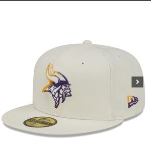 New Era Men's Minnesota Vikings Cream
   Chrome